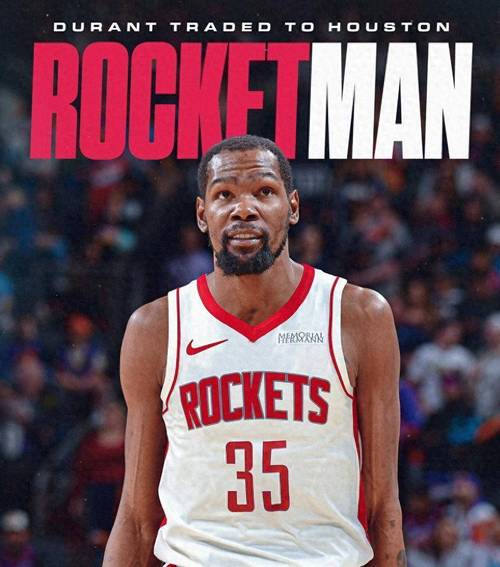 可签2年1.22亿!Shams:KD与火箭对揭幕战前提前续约持乐观态度