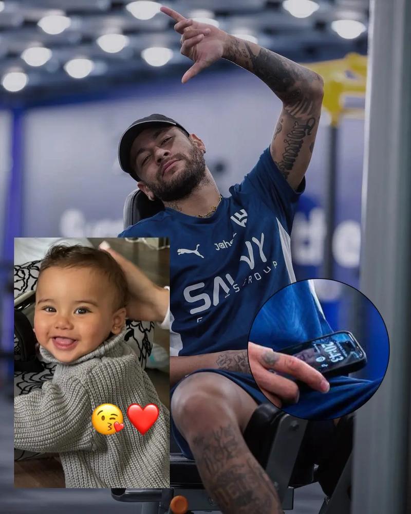 心疼坏了！内马尔2岁小女儿被保安扔球砸头+痛哭，内马尔光速复仇