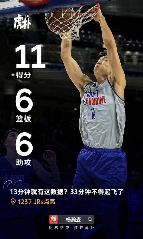 哪个瞬间意识到自己能打NBA？杨瀚森：没有 大部分时间都挺自信的