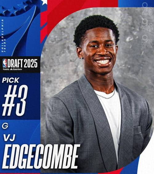 埃奇库姆谈主场首秀:知道费城球迷非常热情 预计一切都会很疯狂