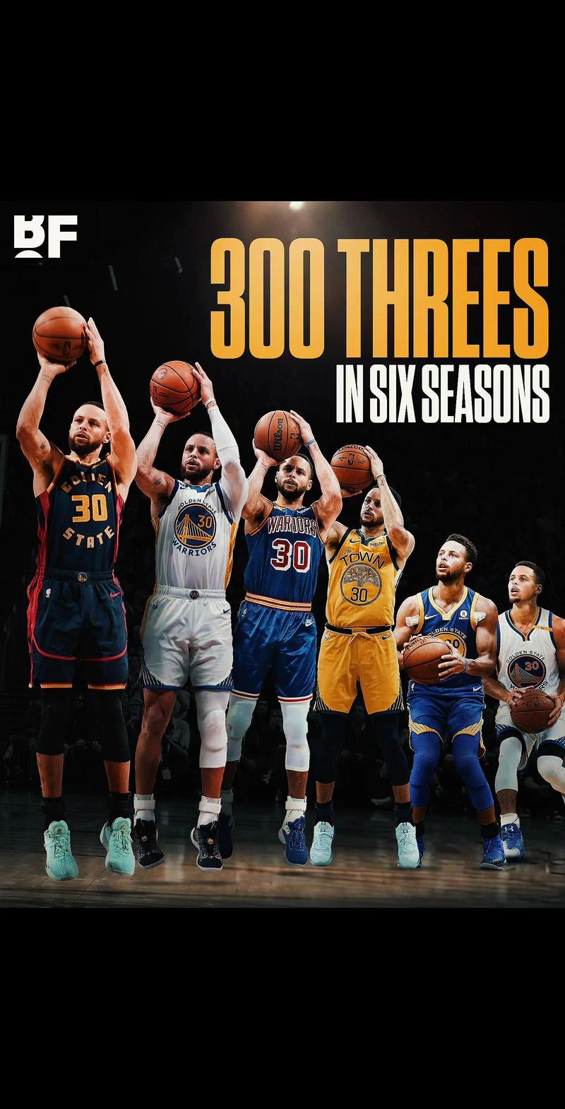 库里:迈尔斯是第一个让我每场投15个三分的人 当时我完全不敢信