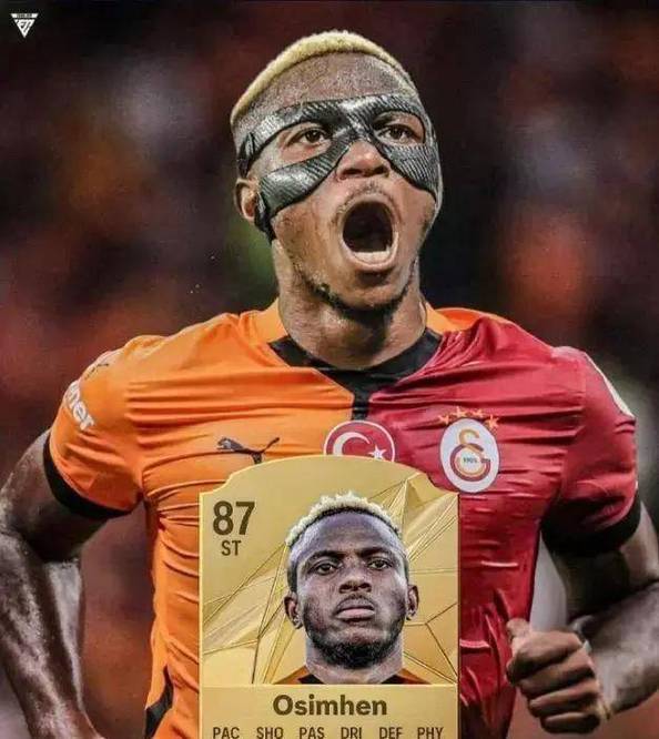 帽子戏法，欧冠官方：奥斯梅恩当选加拉塔萨雷3-0阿贾克斯最佳